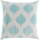 Stamped Ikat Cotton Reversible Throw Pillow