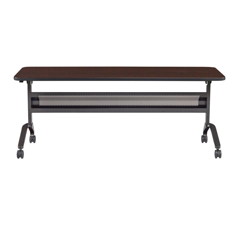 Table de formation Flip-N-Go rectangulaire, LPL, Argent argent, Moka, H 29 po x L 72 po x l 18 po