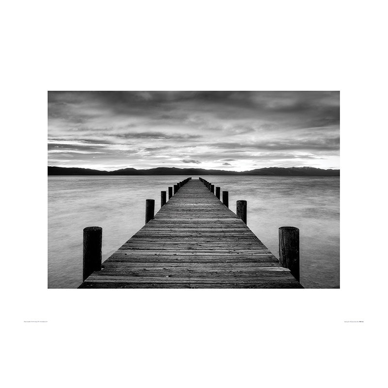 Morning Pier - Print on Canvas, Paper
