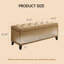Banc de rangement brun-366507057