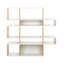 Durhamville 120cm H x 90cm W Geometric Bookcase