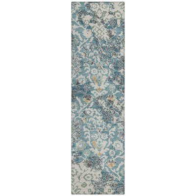 Machine Washable Indoor/Outdoor Chantille ACN2584 Traditional Rug