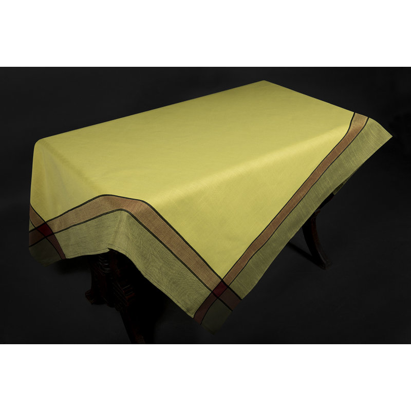 Sheilah Table Tablecloth, 140" L x 60" W, Green