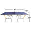 Ensemble de table de ping-pong pliable et portable de 8 pieds de taille moyenne pour jeux d'intérieur, comprenant un filet, 2 raquettes et 3 balles