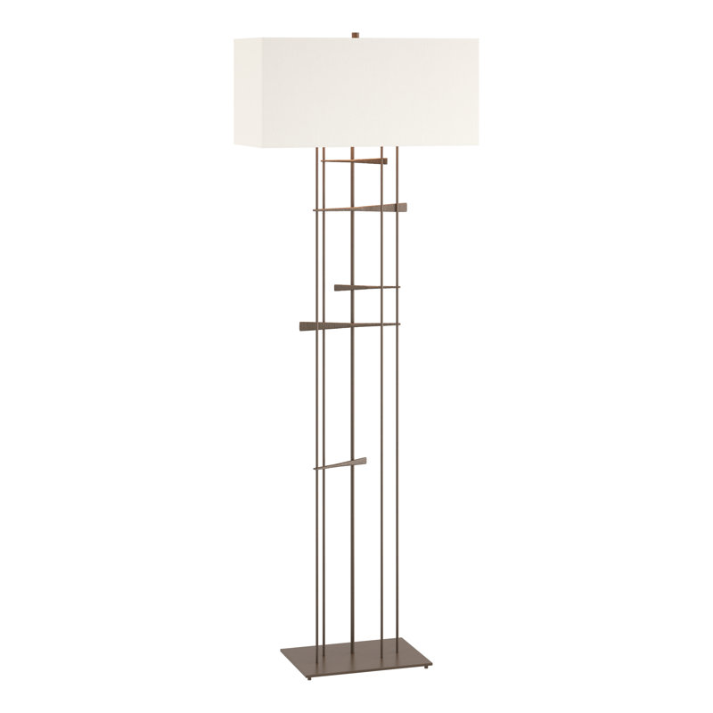 Lampe sur pied 65 po Cavaletti, Anna ton naturel, Bronze