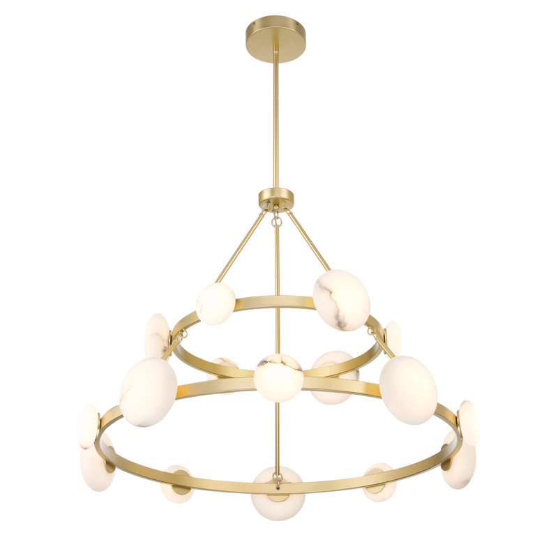 Minka Lavery Zill - Led Chandelier In Lily Gold Finish, 16