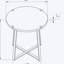 Table d'appoint en bois d'ingénierie Hayes