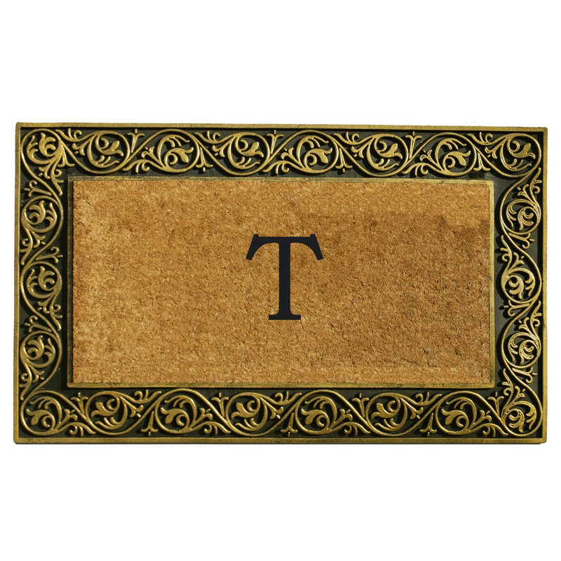 Non-Slip Outdoor Doormat, Yes, Gold