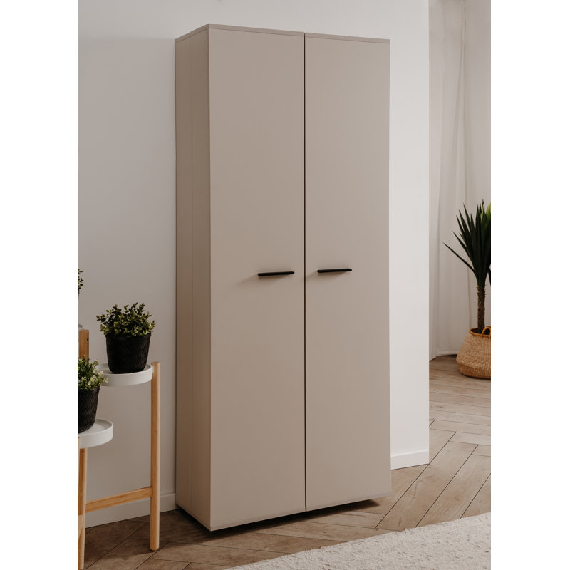 30 Pair Shoe Storage Cabinet, Beige