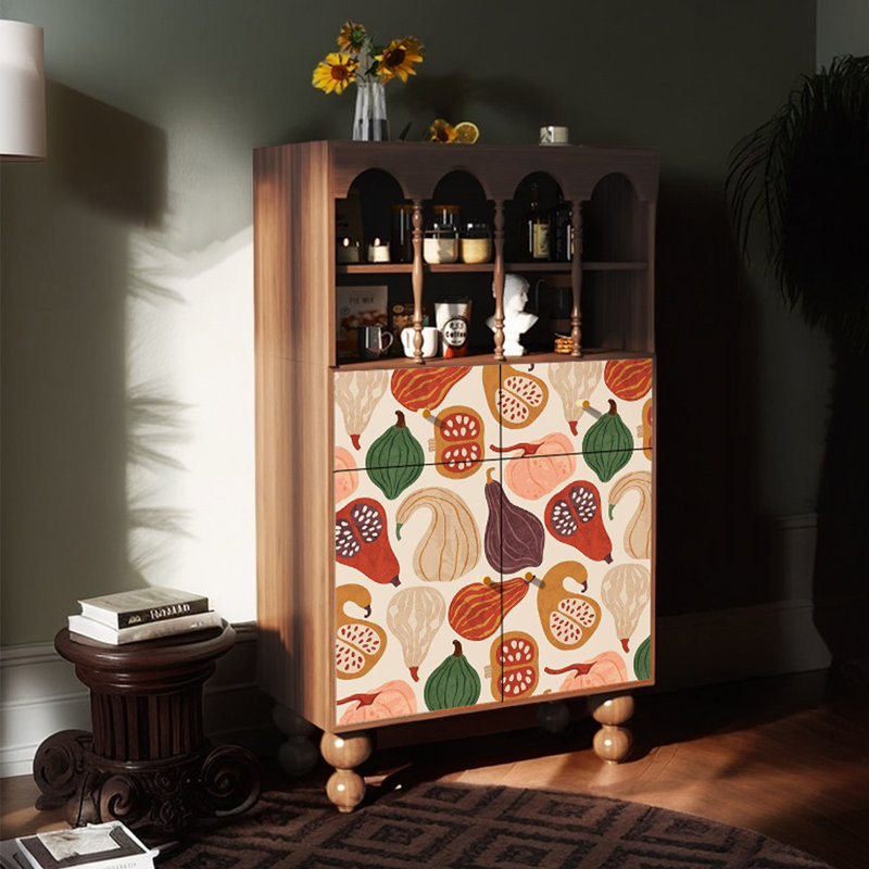 French style simple decoration accent cabinet