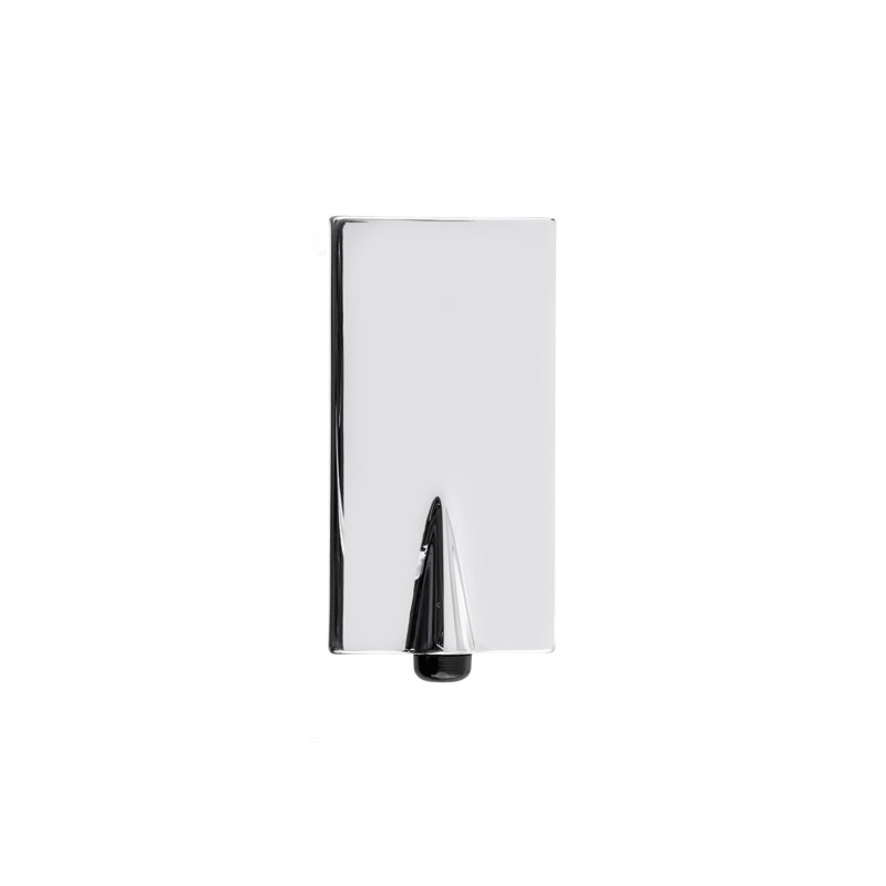 Pied de meuble design, H 5,51 po x l 2,76 po x P 1,97 po, Chrome