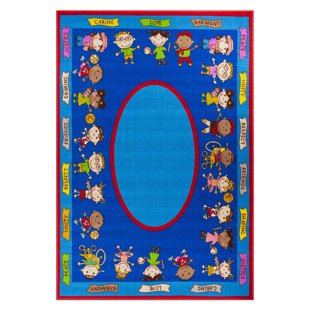Kids Educational Learning Non Slip Area Rug