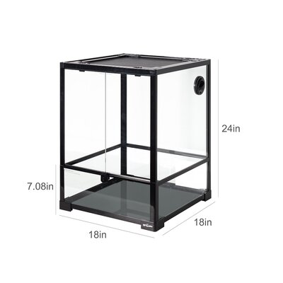 REPTIZOO 18'' x 18'' x 24'' Reptile Terrarium & Reviews | Wayfair