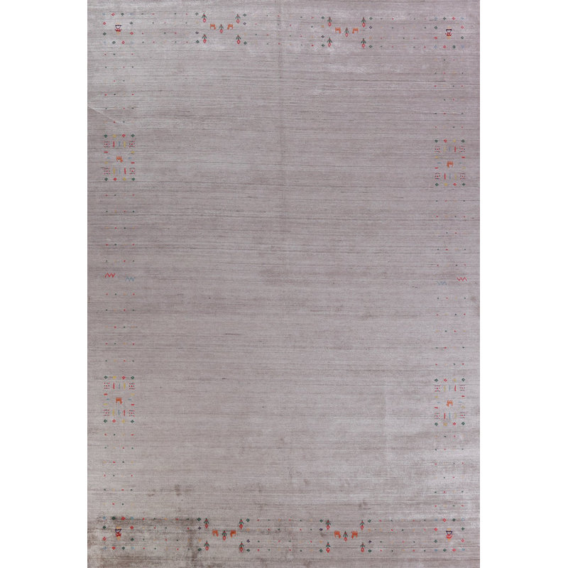 Handmade Wool Gabbeh Style Indian Area Rug 9x12