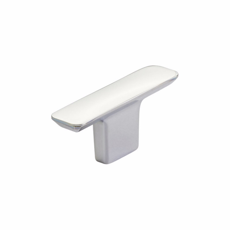 Suave Geometric Knob, Polished Chrome