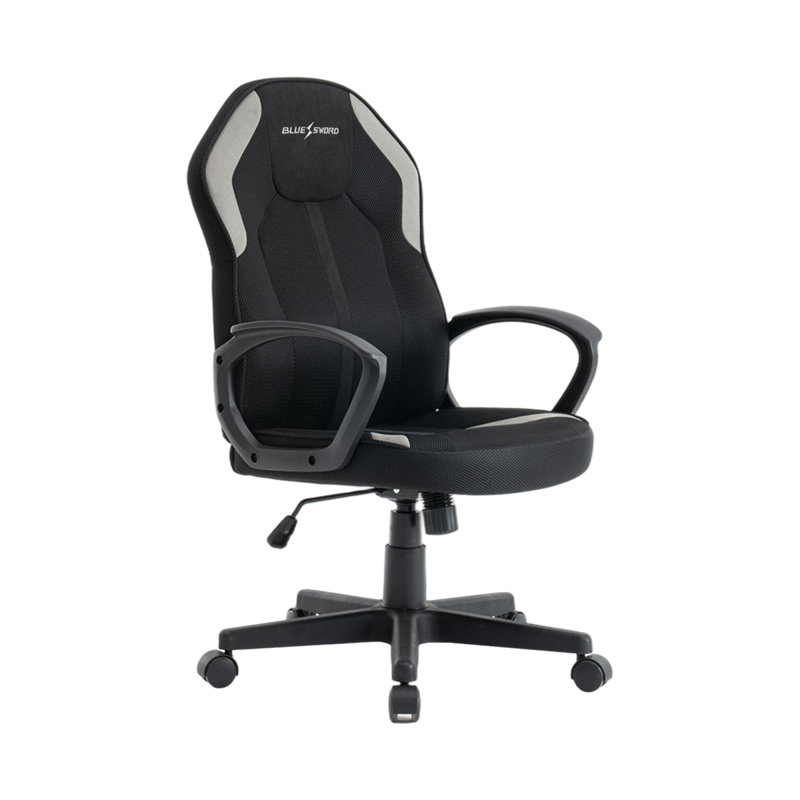 Chaise de bureau ergonomique réglable, design moderne, filet noir, pour un usage domestique
