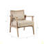 Chaise d'appoint, dossier en canne