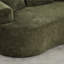 Causeuse incurvée, petit canapé en chenille avec 3 coussins, canapé profond pour appartement, salon, aucun assemblage requis-1457578707