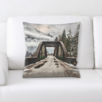 Microsuede Reversible Throw Pillow