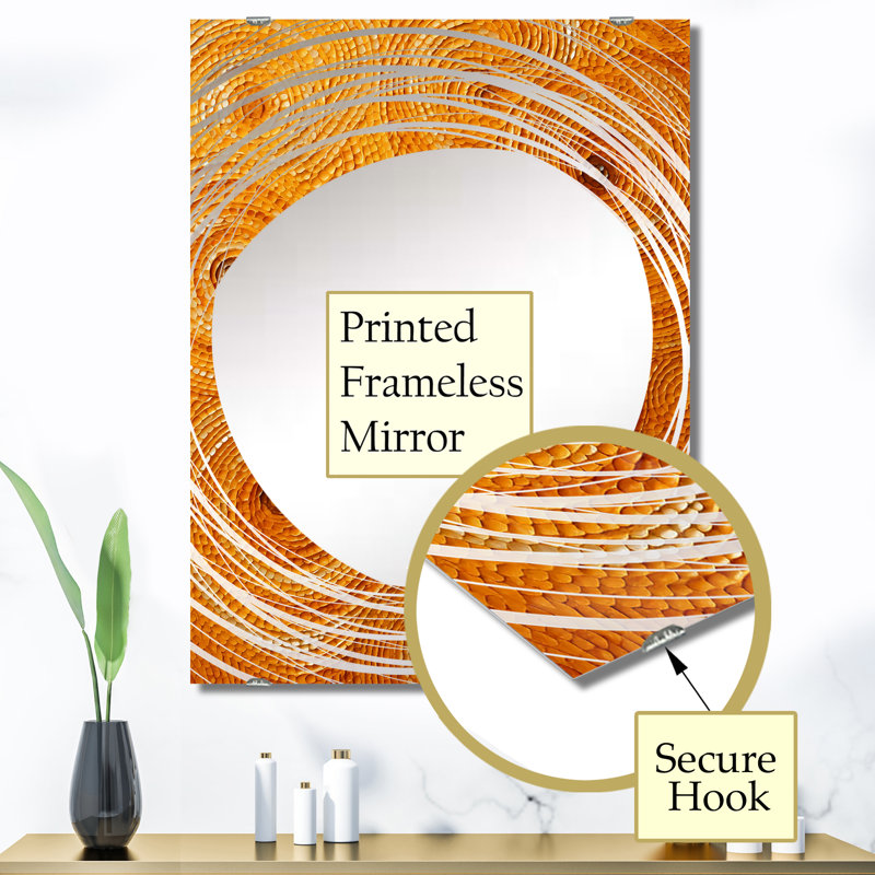 Miroir mural Posselli - Abstract Collages MIR131726, 40 po x 30 po
