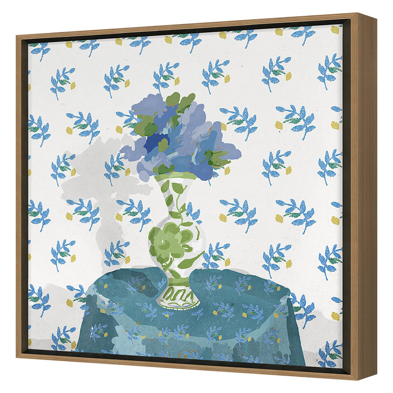 Williams Vase 1 Print by Dana Gibson, Gold, 24" H x 24" W 