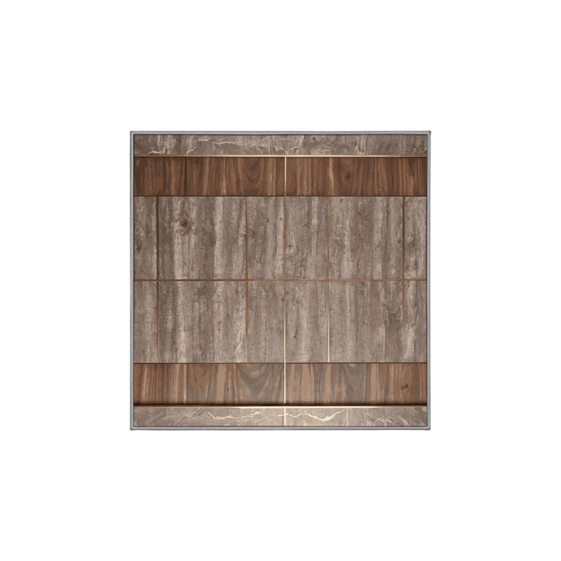 Machine Washable Gray Area Rug, Square 4'