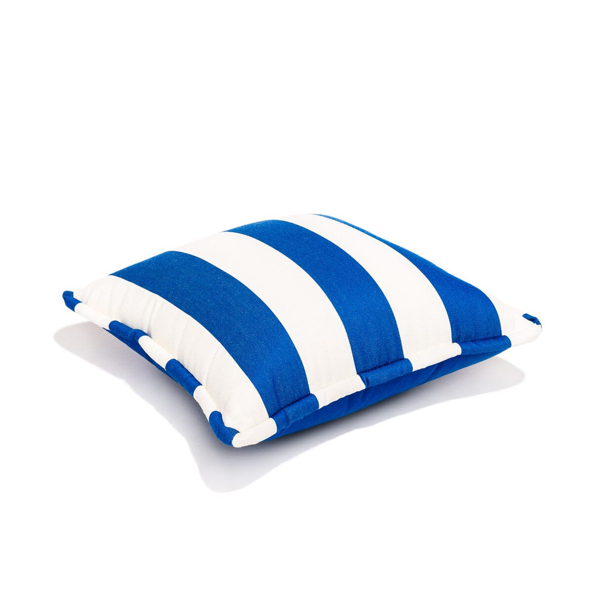 Crew Mimosa Pillow, 26" H x 26" W, Blue Striped