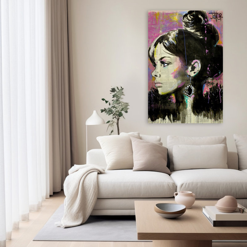 Parlez vous, 60" H x 40" W