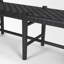 Banc en cuir et bois massif Ursulina-102438183