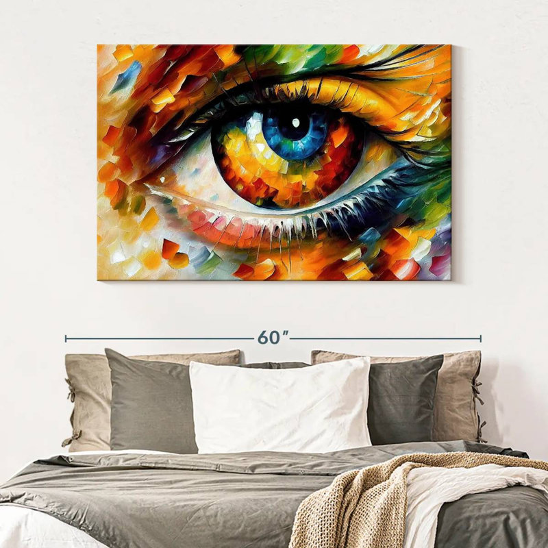 Leisha Eye I, 34" H x 51" W