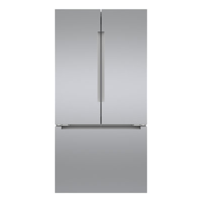 Bosch - 800 Series 36-Inch Smart 3-Door Counter-Depth Refrigerator With Recessed Handles, Anti-Fingerprint Exterior, Internal Water, Home Connect