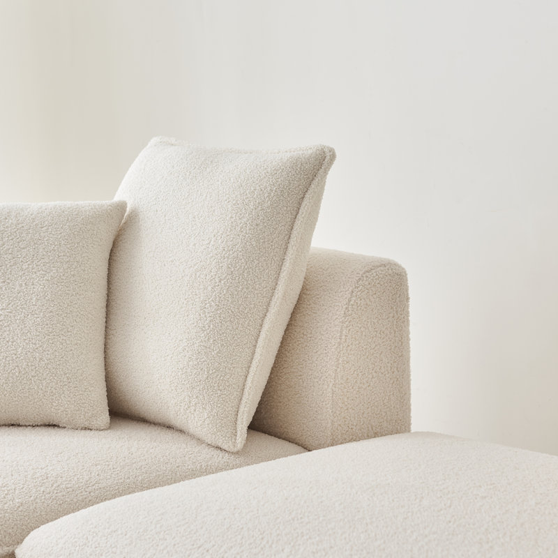 Canapé modulaire Engelfried, Tissu beige