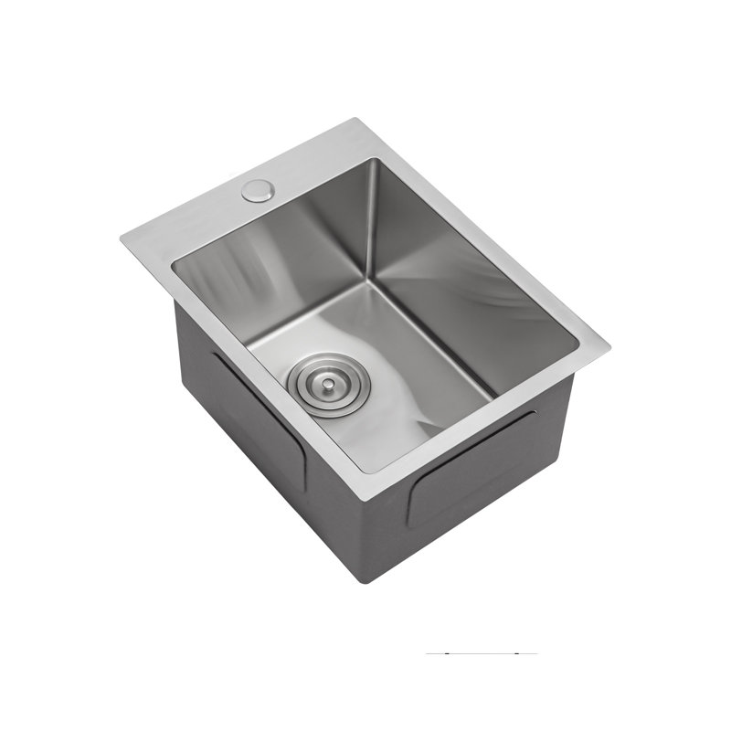 Évier de cuisine en acier inoxydable 15 "x 20" x 10 "avec accessoires T304