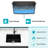 Black 21X18" Workstation Kitchen Sink Undermount, Fine - Grade Quartz Composite, Thick Strong And Quiet With Vibration Elimination, Non Scratch Hard Surface, Rounded Corners For Easy Wipe Down,-121679509