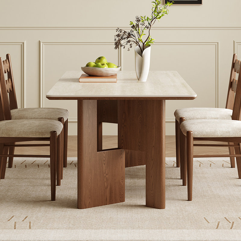 Table de salle à manger rectangulaire, H 29,52 po x L 62,99 po x l 31,49 po