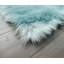 Tapis rose à poil long fabriqué à la main Mamed Dosie-986657519
