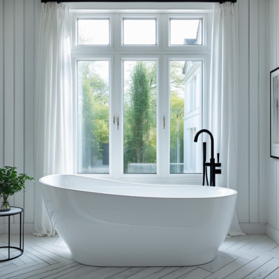 1700mm x 800mm Freestanding Acrylic Bathtub