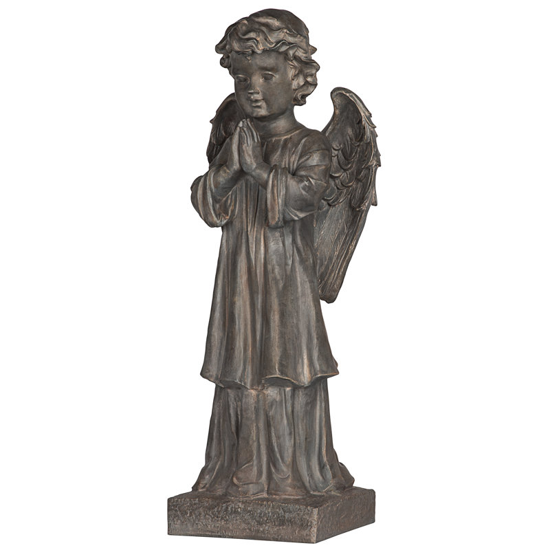 Statue de message de l'ange, Fer ancien