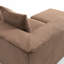 4 sièges modulaires en velours côtelé brun, conception d'angle distinctive, sièges moelleux, tous compressés, pour les espaces de vie principaux en tissu de velours côtelé luxueux, sans assemblage-1328121206
