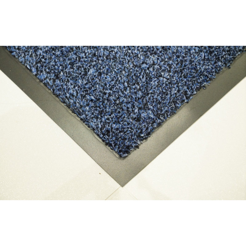 Aarianna Non-Slip Doormat, Rectangle 60x 90cm, Blue