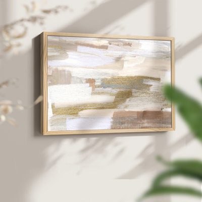 Gold Quartz II -Framed Print - Restickable