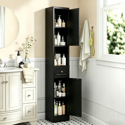 Armoire de rangement de 71 pouces de hauteur pour salle de bain