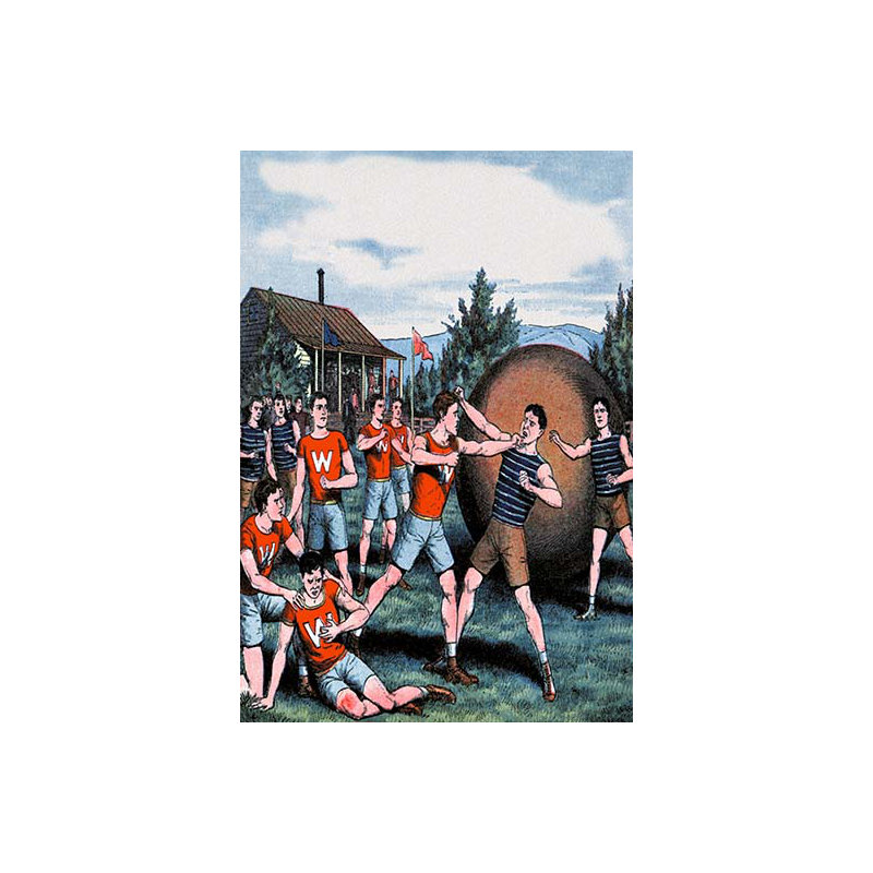 « fistfight interrupts game 1 », impression sans cadre, H 66 po x l 44 po x P 1,5 po