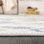 Tapis abstrait bleu et gris ARTWRKS-936147574