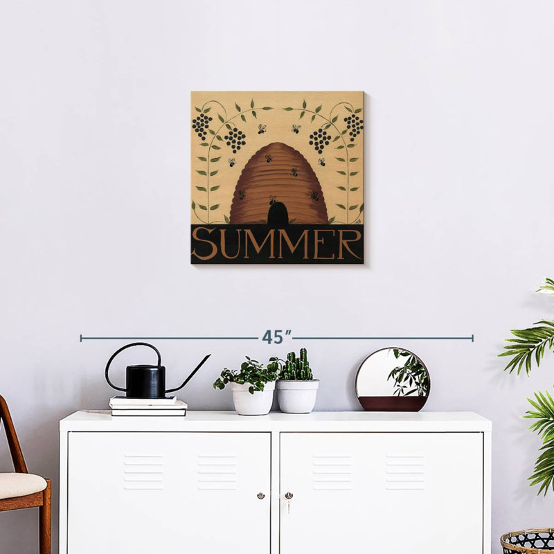 Brampt Summer Bees, 20" H x 20" W