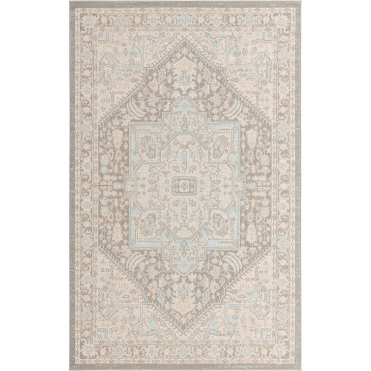 Tapis gris Shaundrelle
