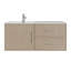 Meuble-lavabo mural simple 42 po avec plateau en marbre de culture et lavabo intégré Razza-1262870128-1268869952