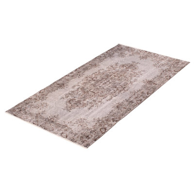Tapis gris clair Antalya 3 pi 9 po x 6 pi 9 po