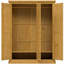 Chunky 3 Door Wood Wardrobe
