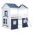 Low House Style Bunk Bed With Roof-1238491741-1238491742